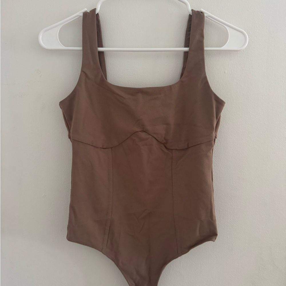 Abercrombie Taupe Bodysuit